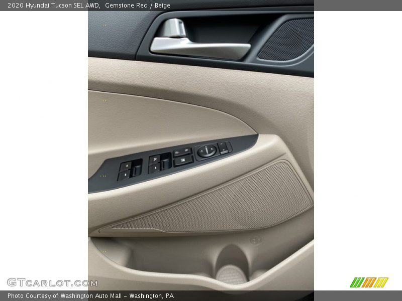 Gemstone Red / Beige 2020 Hyundai Tucson SEL AWD
