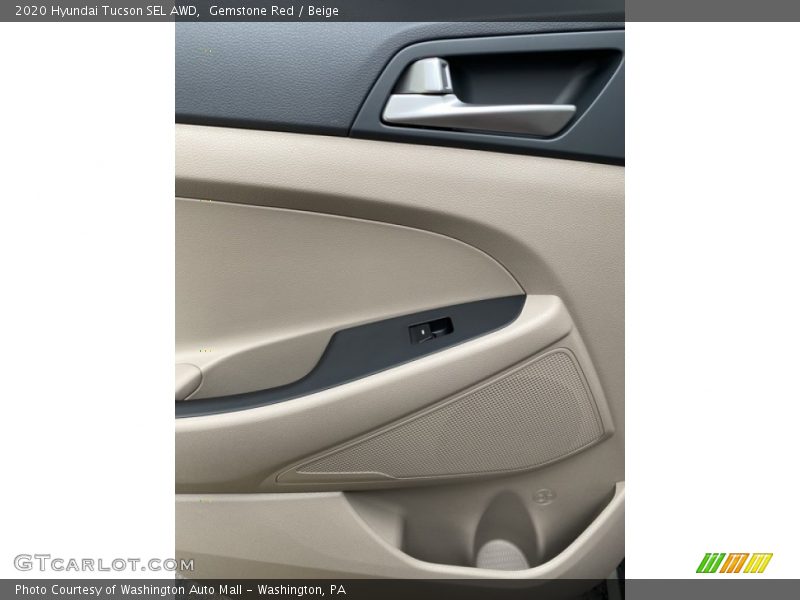 Gemstone Red / Beige 2020 Hyundai Tucson SEL AWD