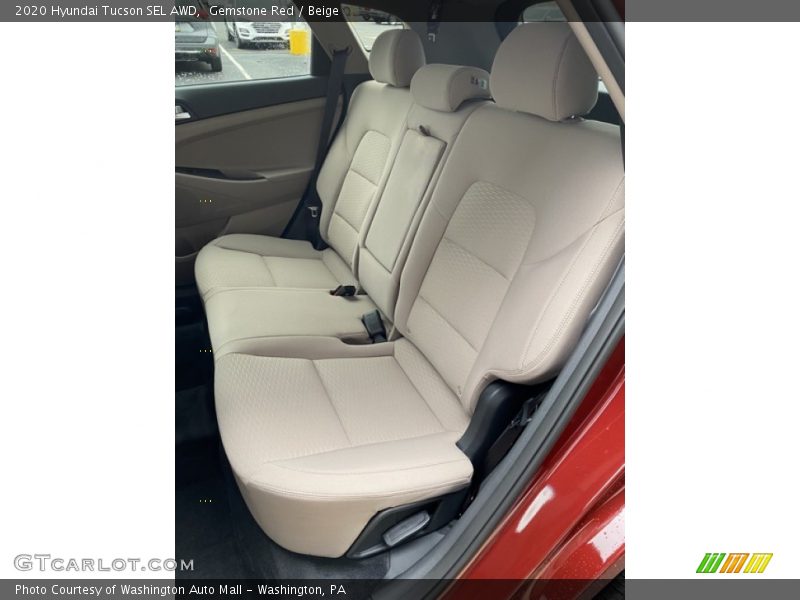 Gemstone Red / Beige 2020 Hyundai Tucson SEL AWD