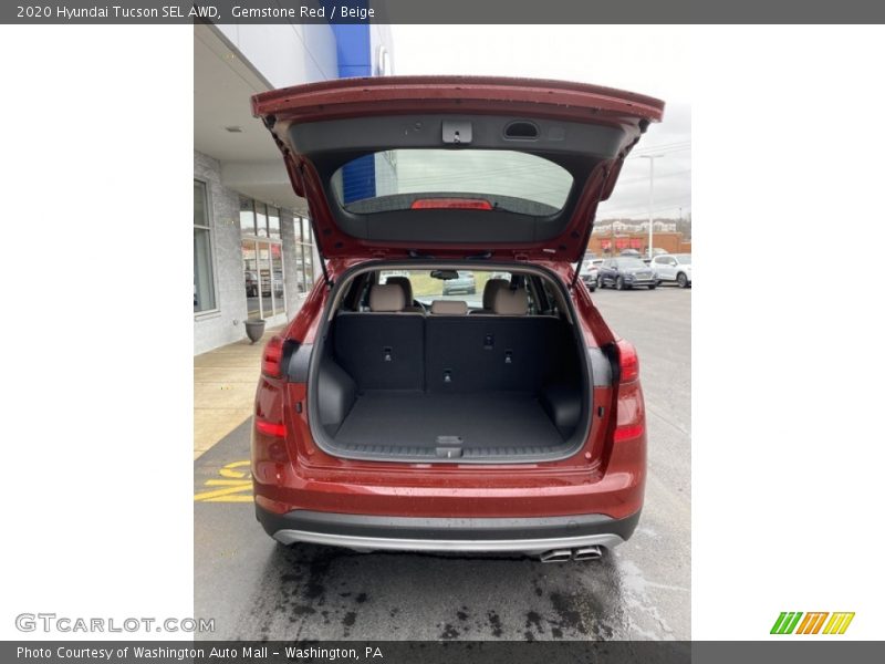 Gemstone Red / Beige 2020 Hyundai Tucson SEL AWD