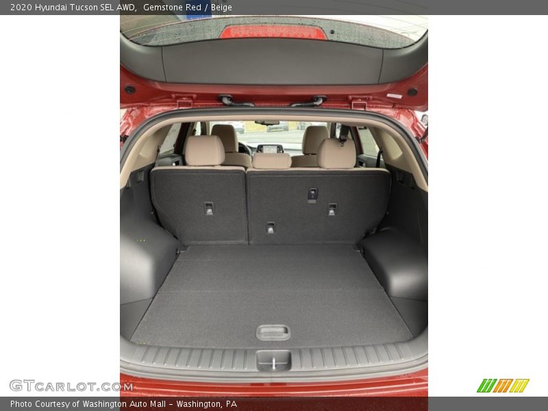 Gemstone Red / Beige 2020 Hyundai Tucson SEL AWD