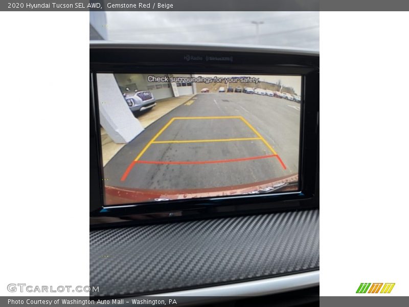 Gemstone Red / Beige 2020 Hyundai Tucson SEL AWD