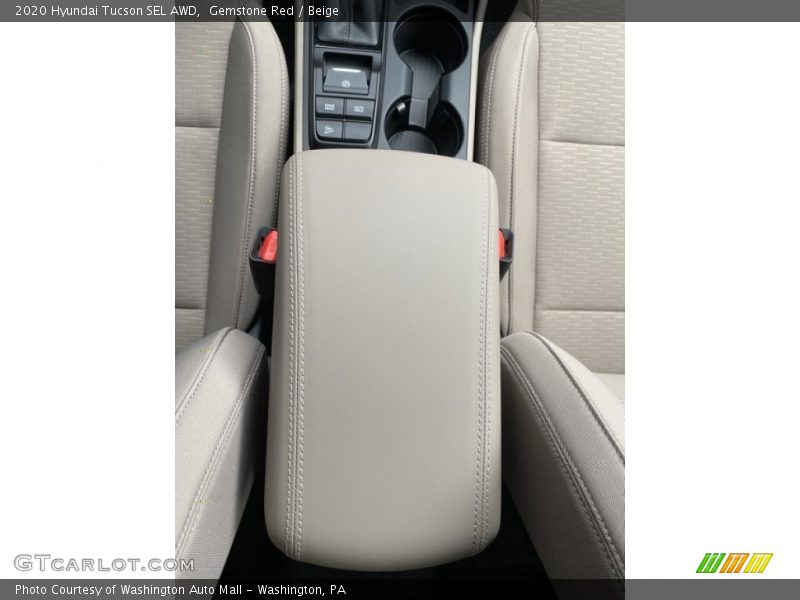 Gemstone Red / Beige 2020 Hyundai Tucson SEL AWD