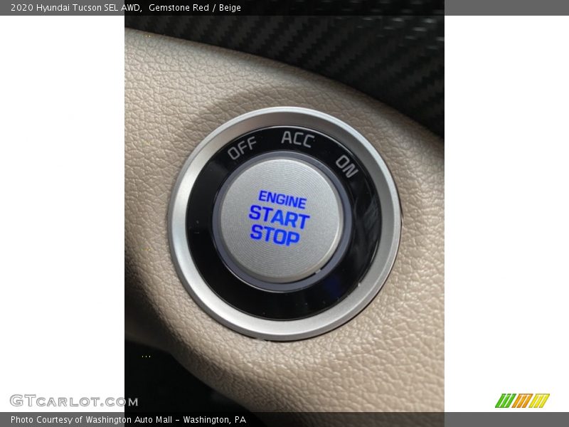 Gemstone Red / Beige 2020 Hyundai Tucson SEL AWD