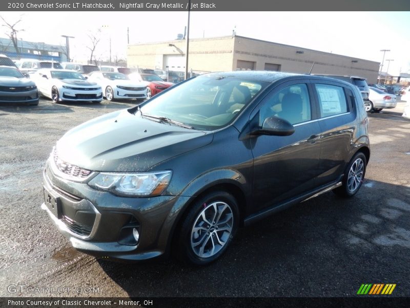 Nightfall Gray Metallic / Jet Black 2020 Chevrolet Sonic LT Hatchback