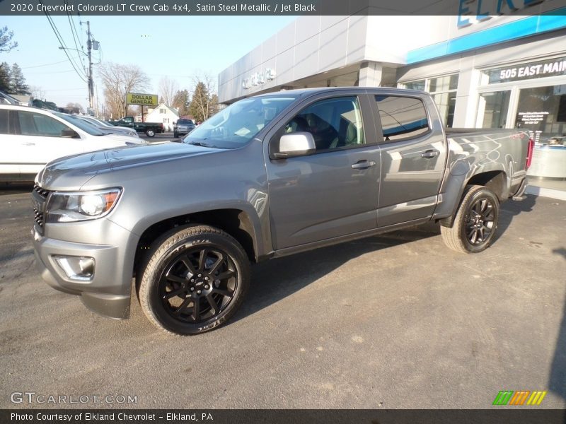 Satin Steel Metallic / Jet Black 2020 Chevrolet Colorado LT Crew Cab 4x4