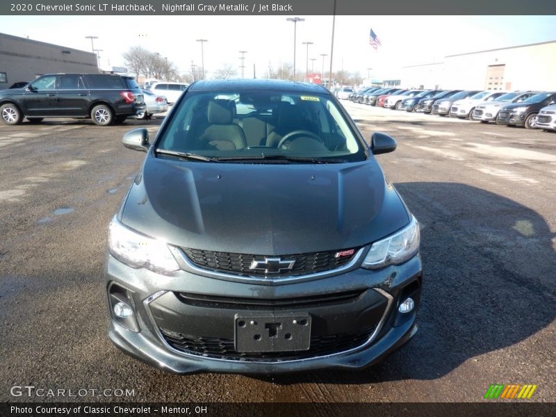 Nightfall Gray Metallic / Jet Black 2020 Chevrolet Sonic LT Hatchback