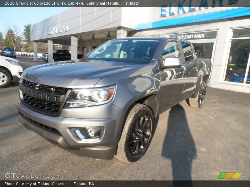 Satin Steel Metallic / Jet Black 2020 Chevrolet Colorado LT Crew Cab 4x4