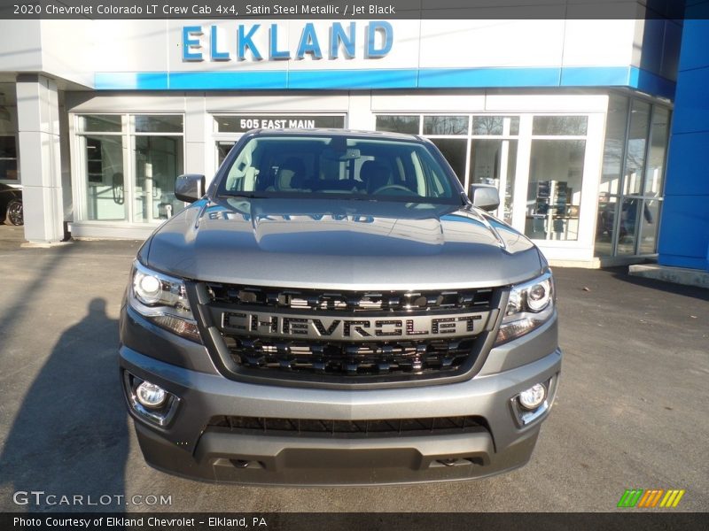 Satin Steel Metallic / Jet Black 2020 Chevrolet Colorado LT Crew Cab 4x4
