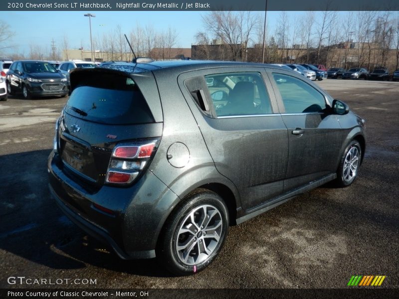Nightfall Gray Metallic / Jet Black 2020 Chevrolet Sonic LT Hatchback