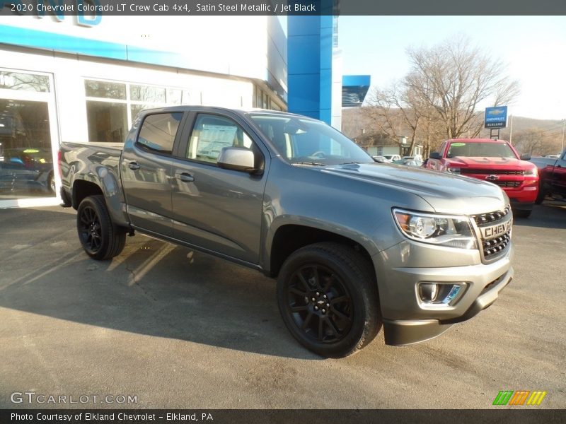 Satin Steel Metallic / Jet Black 2020 Chevrolet Colorado LT Crew Cab 4x4