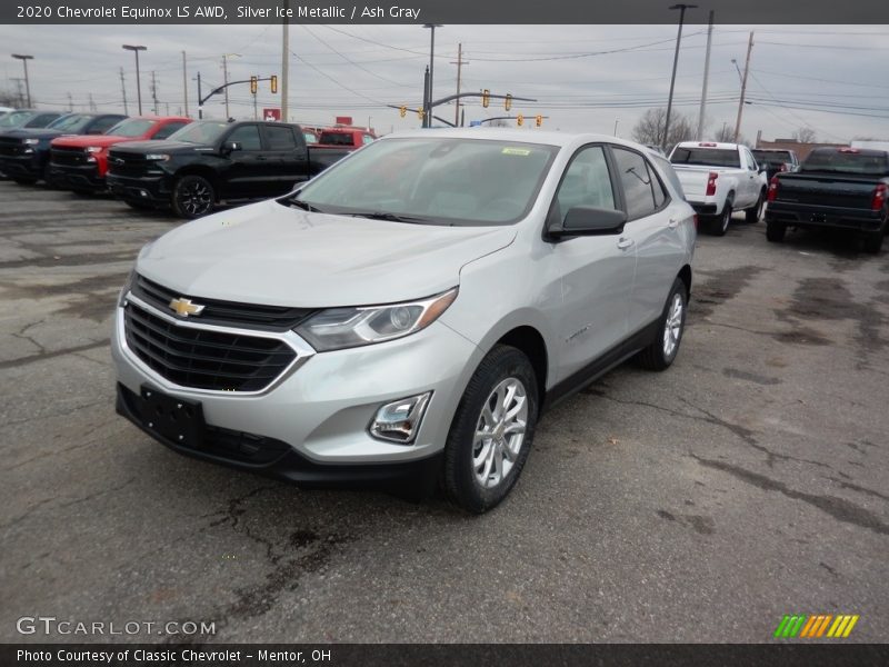Silver Ice Metallic / Ash Gray 2020 Chevrolet Equinox LS AWD