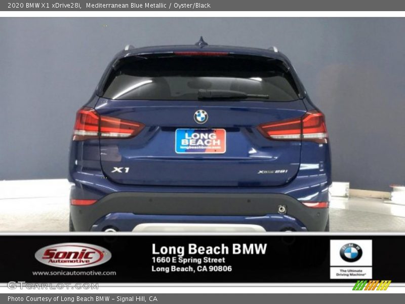 Mediterranean Blue Metallic / Oyster/Black 2020 BMW X1 xDrive28i