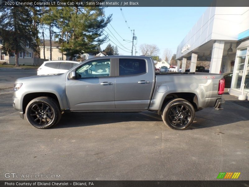Satin Steel Metallic / Jet Black 2020 Chevrolet Colorado LT Crew Cab 4x4