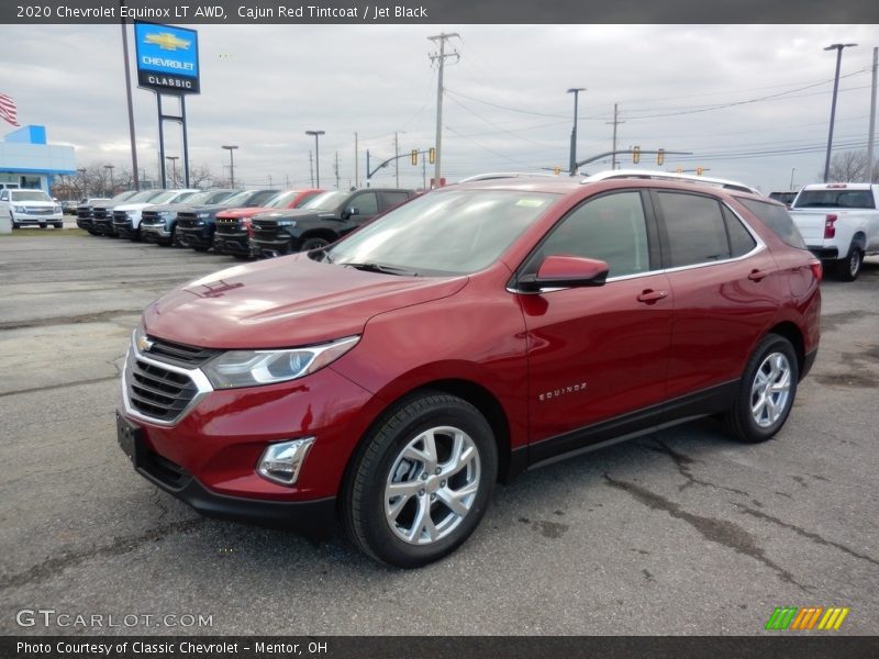 Cajun Red Tintcoat / Jet Black 2020 Chevrolet Equinox LT AWD