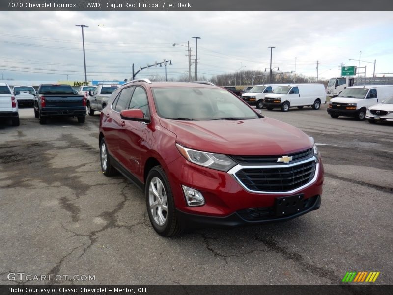 Cajun Red Tintcoat / Jet Black 2020 Chevrolet Equinox LT AWD