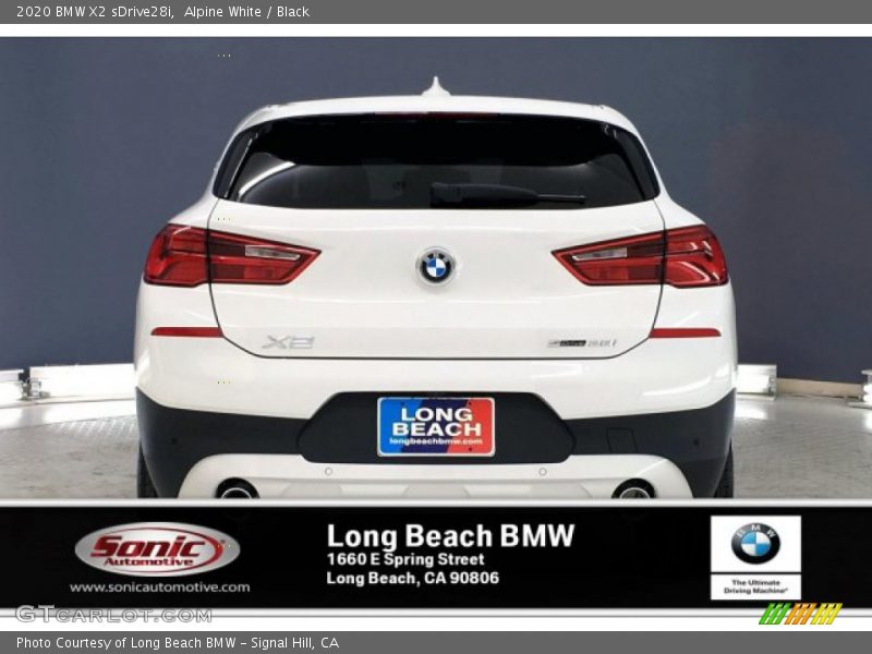 Alpine White / Black 2020 BMW X2 sDrive28i