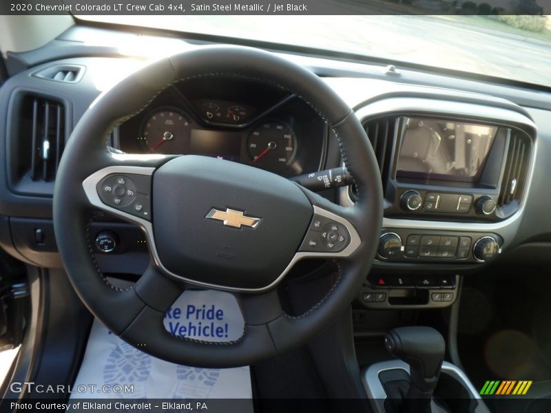 Satin Steel Metallic / Jet Black 2020 Chevrolet Colorado LT Crew Cab 4x4