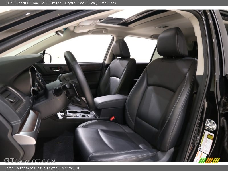 Front Seat of 2019 Outback 2.5i Limited