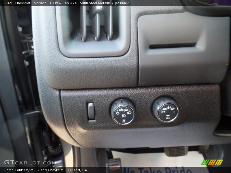 Satin Steel Metallic / Jet Black 2020 Chevrolet Colorado LT Crew Cab 4x4