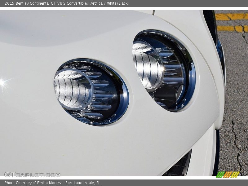 Arctica / White/Black 2015 Bentley Continental GT V8 S Convertible