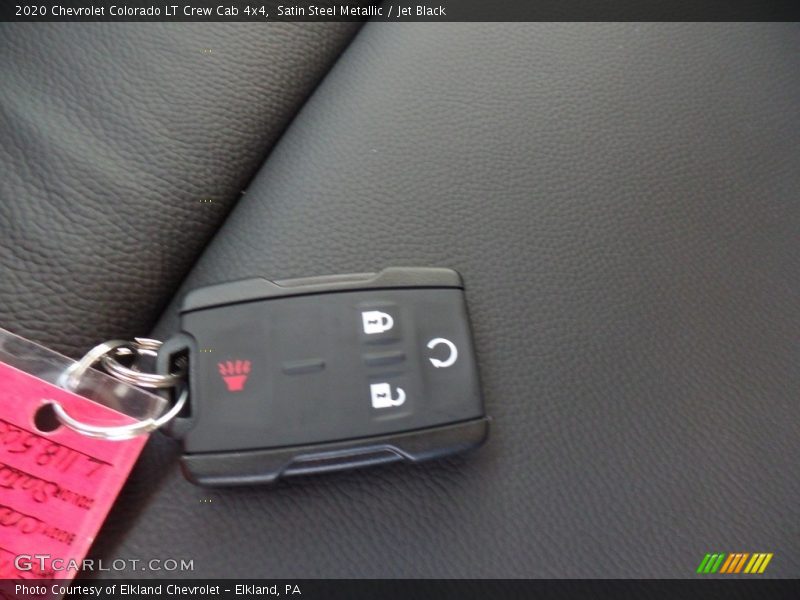 Satin Steel Metallic / Jet Black 2020 Chevrolet Colorado LT Crew Cab 4x4
