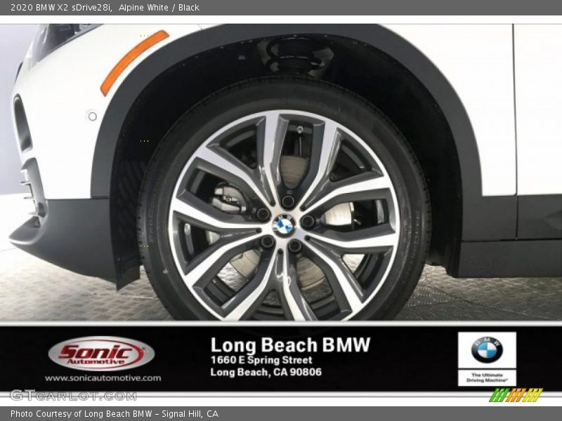 Alpine White / Black 2020 BMW X2 sDrive28i