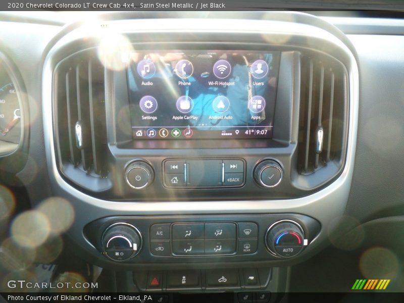 Satin Steel Metallic / Jet Black 2020 Chevrolet Colorado LT Crew Cab 4x4