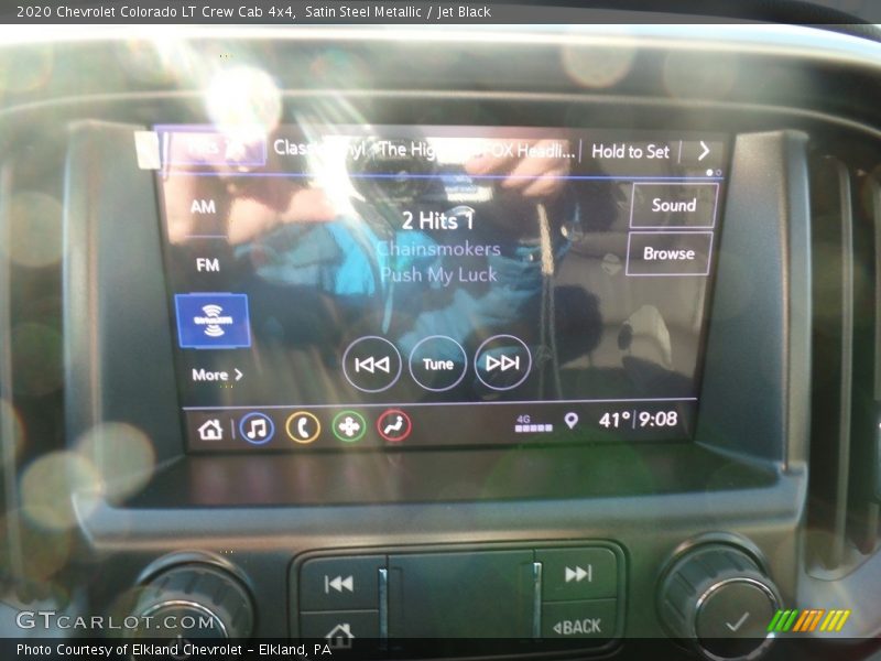 Satin Steel Metallic / Jet Black 2020 Chevrolet Colorado LT Crew Cab 4x4