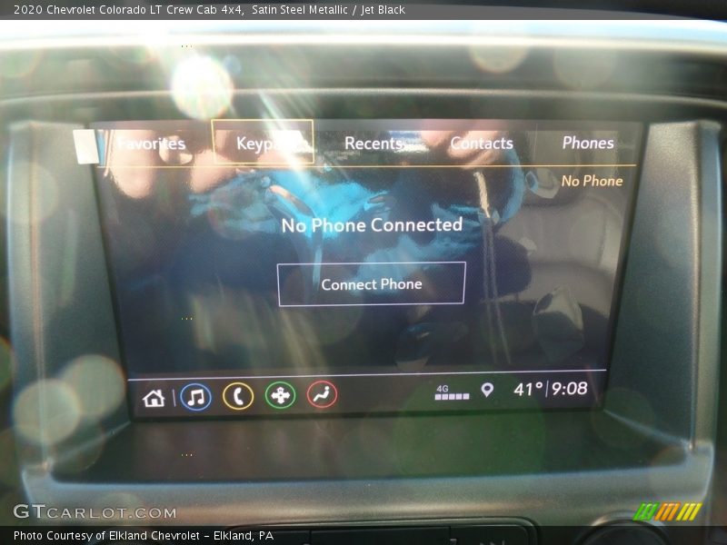Satin Steel Metallic / Jet Black 2020 Chevrolet Colorado LT Crew Cab 4x4