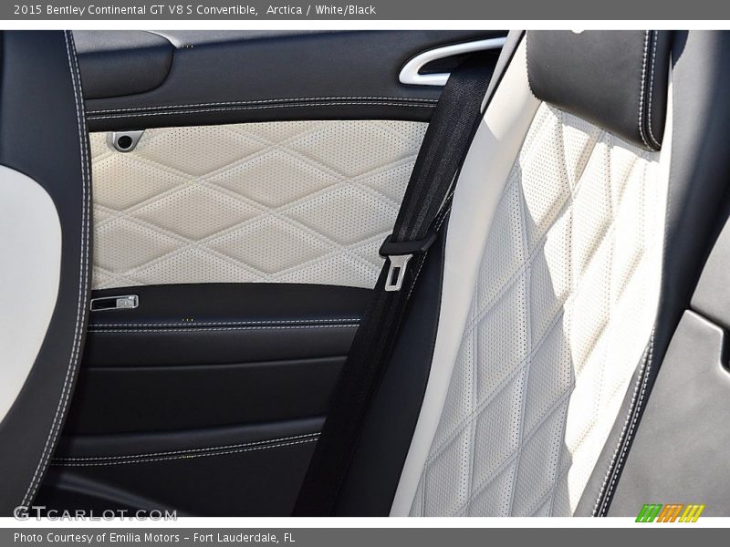 Rear Seat of 2015 Continental GT V8 S Convertible