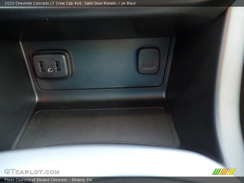Satin Steel Metallic / Jet Black 2020 Chevrolet Colorado LT Crew Cab 4x4