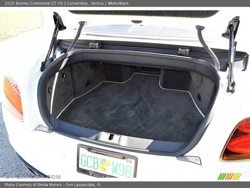  2015 Continental GT V8 S Convertible Trunk