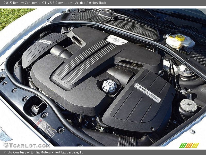  2015 Continental GT V8 S Convertible Engine - 4.0 Liter Twin-Turbocharged DOHC 32-Valve VVT V8