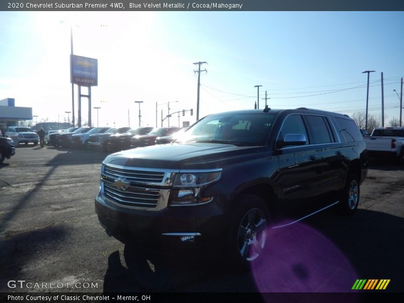 Blue Velvet Metallic / Cocoa/Mahogany 2020 Chevrolet Suburban Premier 4WD