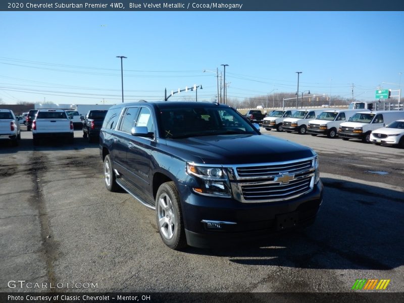 Blue Velvet Metallic / Cocoa/Mahogany 2020 Chevrolet Suburban Premier 4WD