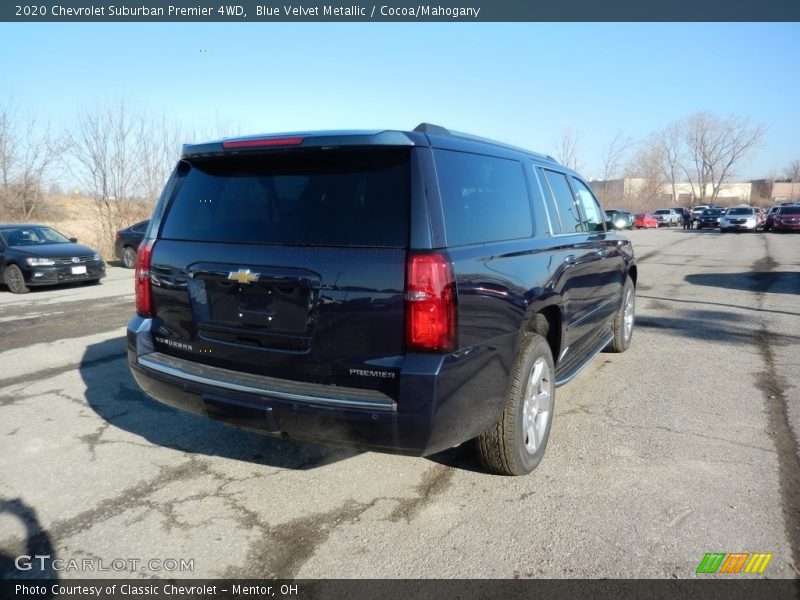 Blue Velvet Metallic / Cocoa/Mahogany 2020 Chevrolet Suburban Premier 4WD