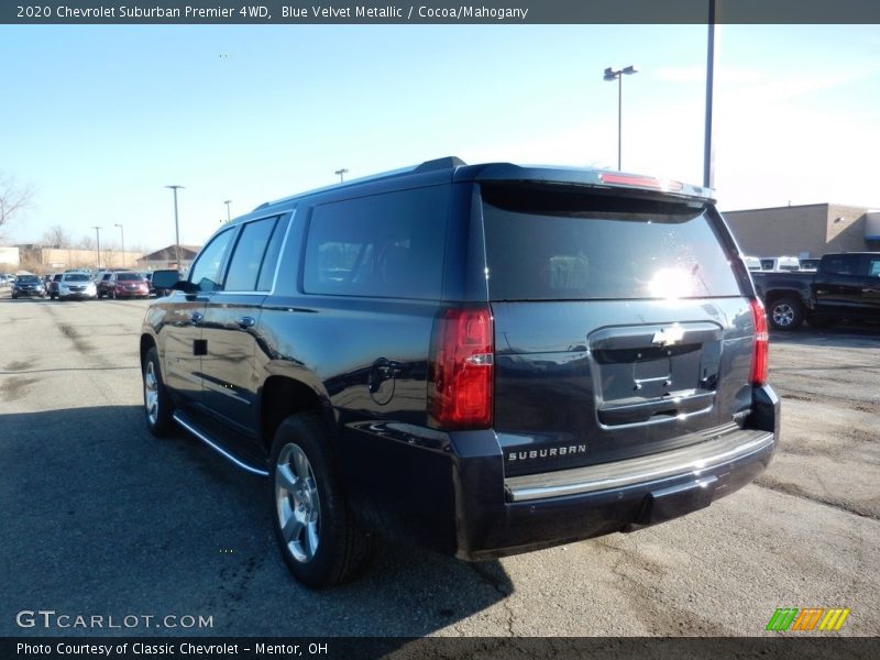 Blue Velvet Metallic / Cocoa/Mahogany 2020 Chevrolet Suburban Premier 4WD