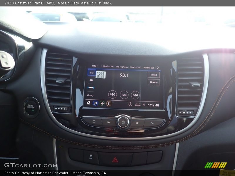 Mosaic Black Metallic / Jet Black 2020 Chevrolet Trax LT AWD