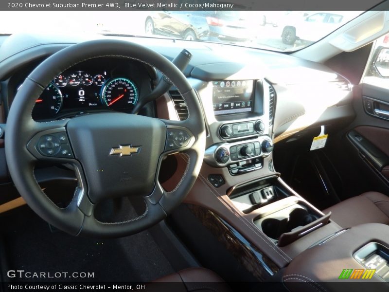 Blue Velvet Metallic / Cocoa/Mahogany 2020 Chevrolet Suburban Premier 4WD