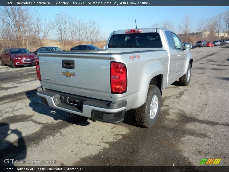 Silver Ice Metallic / Ash Gray/Jet Black 2020 Chevrolet Colorado WT Extended Cab 4x4