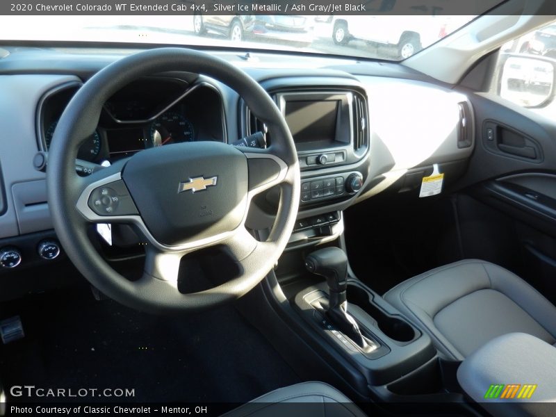 Silver Ice Metallic / Ash Gray/Jet Black 2020 Chevrolet Colorado WT Extended Cab 4x4