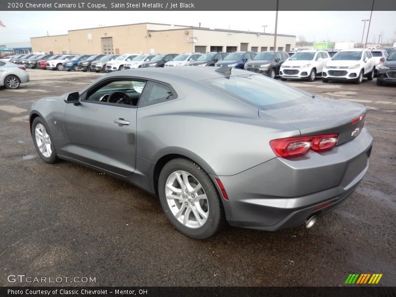 Satin Steel Metallic / Jet Black 2020 Chevrolet Camaro LT Coupe