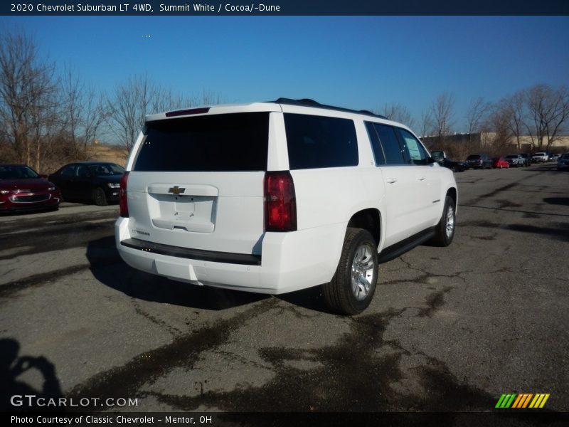Summit White / Cocoa/­Dune 2020 Chevrolet Suburban LT 4WD