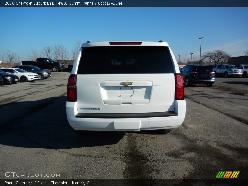 Summit White / Cocoa/­Dune 2020 Chevrolet Suburban LT 4WD