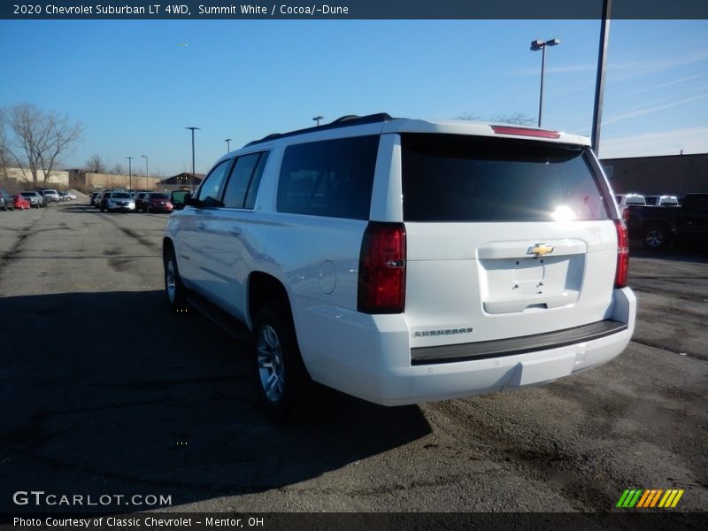 Summit White / Cocoa/­Dune 2020 Chevrolet Suburban LT 4WD