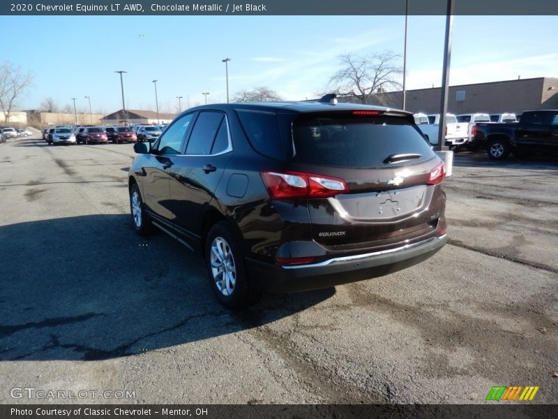 Chocolate Metallic / Jet Black 2020 Chevrolet Equinox LT AWD