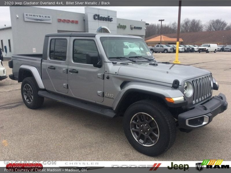 Billet Silver Metallic / Black 2020 Jeep Gladiator Overland 4x4