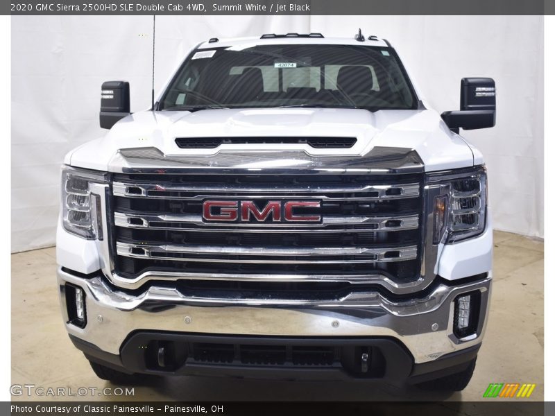 Summit White / Jet Black 2020 GMC Sierra 2500HD SLE Double Cab 4WD