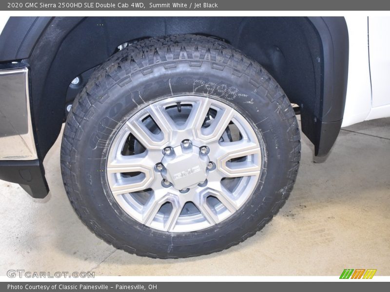 Summit White / Jet Black 2020 GMC Sierra 2500HD SLE Double Cab 4WD
